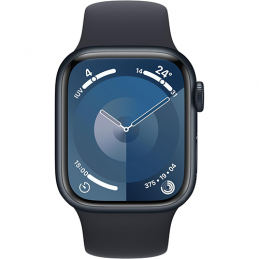 Apple Watch Series 9 GPS 41mm Midnight Aluminium Case Sport Band S/M - Midnight EU
