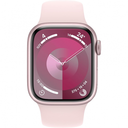 Apple Watch Series 9 GPS 41mm Pink Aluminium Case Sport Band M/L - Light Pink EU