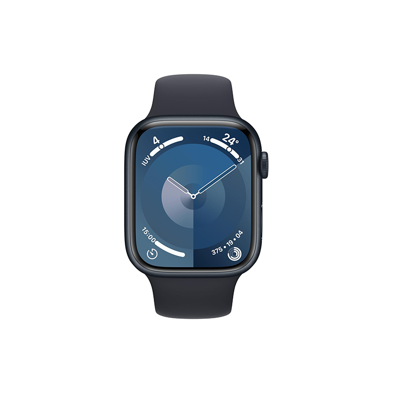 Apple Watch Series 9 GPS 45mm Midnight Aluminium Case Sport Band S/M - Midnight EU
