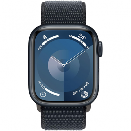 Apple Watch Series 9 GPS 41mm Midnight Aluminium Case Sport Loop - Midnight EU
