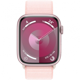 Apple Watch Series 9 GPS 45mm Pink Aluminium Case Sport Loop - Light Pink EU