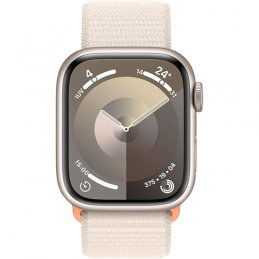 Apple Watch Series 9 GPS 41mm Starlight Aluminium Case Sport Loop - Starlight EU