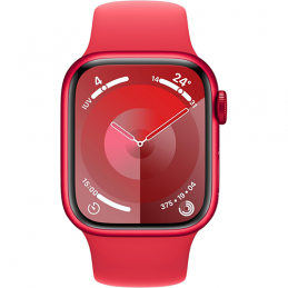 Apple Watch Series 9 GPS + Cellular 41mm (PRODUCT) Red Aluminium Case Sport Band S/M - Red EU