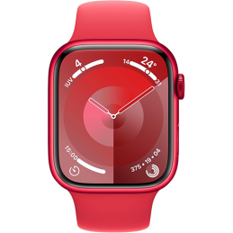 Apple Watch Series 9 GPS 45mm (PRODUCT) Red Aluminium Case Sport Band M/L - Red EU