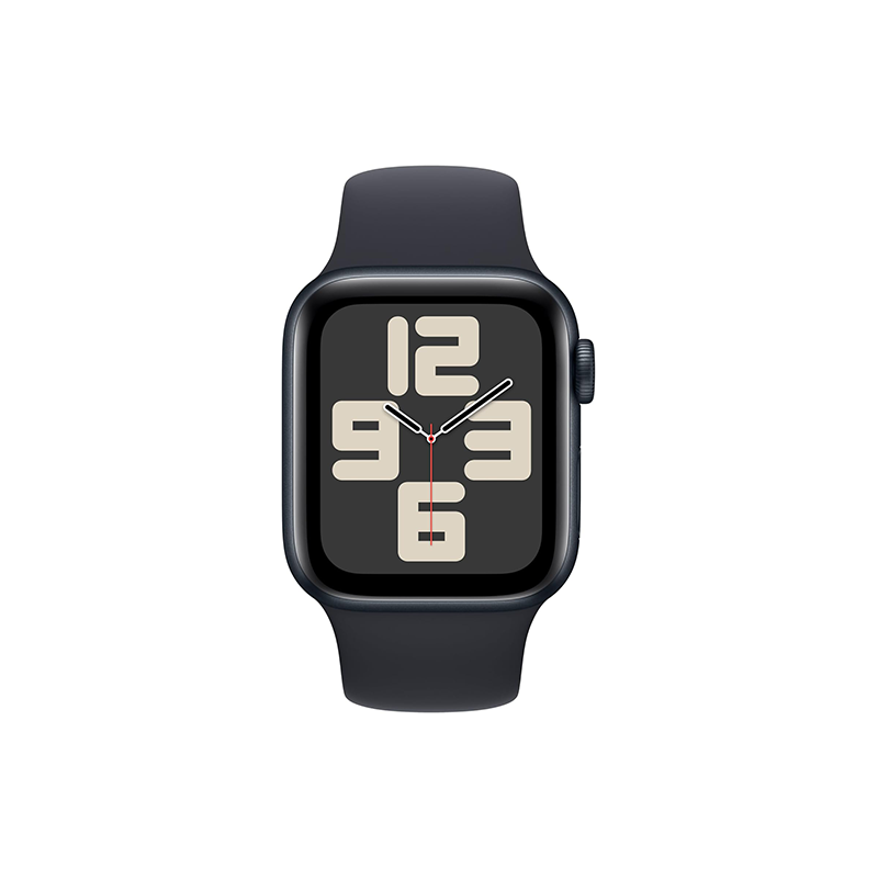 Apple Watch SE (2023) GPS 40mm Midnight Aluminium Case Sport Band S/M - Midnight EU