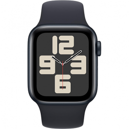 Apple Watch SE (2023) GPS 40mm Midnight Aluminium Case Sport Band M/L - Midnight EU