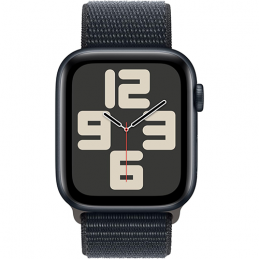 Apple Watch SE (2023) GPS 44mm Midnight Aluminium Case Sport Loop - Midnight EU