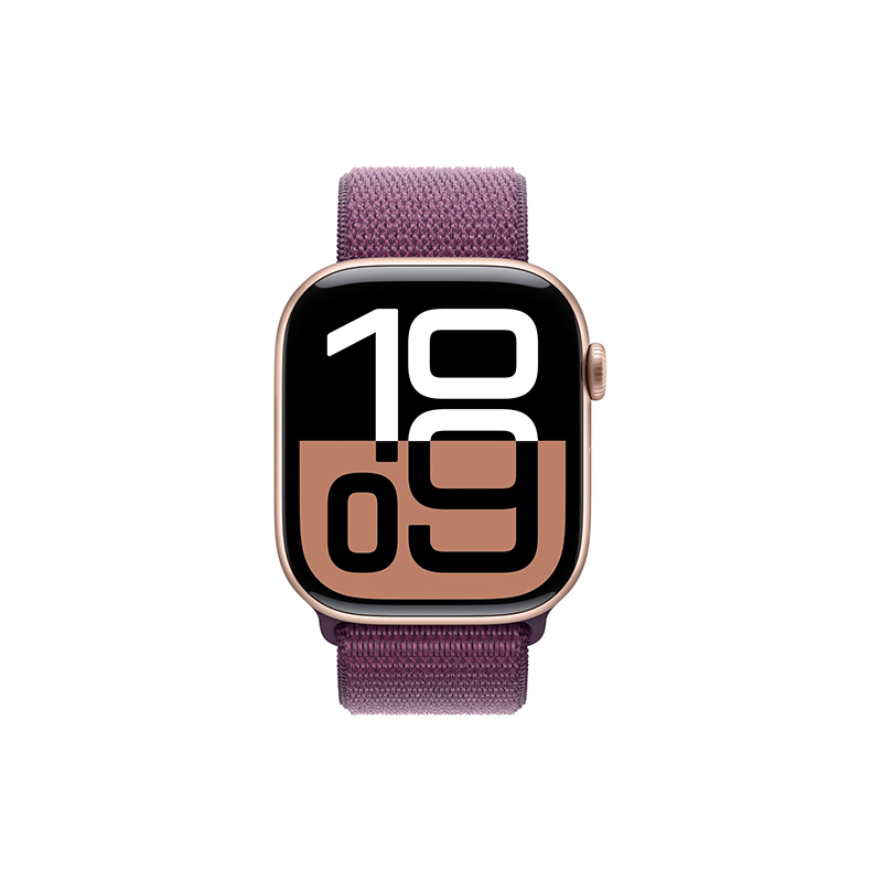 Apple Watch Series 10 GPS 46mm Rose Gold Aluminum Case Sport Loop - Plum EU Apple Watch Series 10 GPS 46mm Rose Gold Aluminum Case Sport Loop - Plum EU