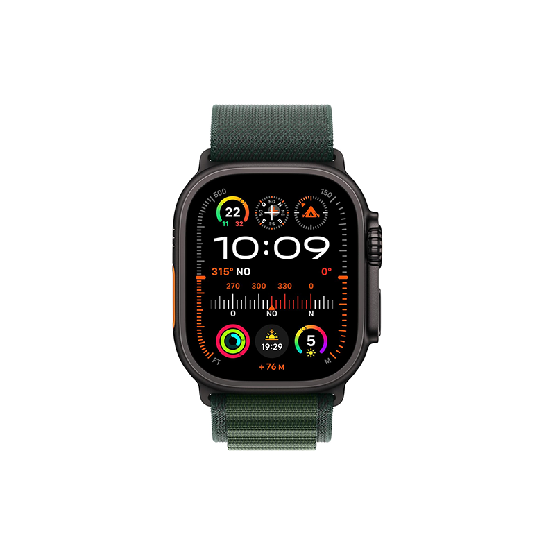 Apple Watch Ultra 2 GPS+Cellular 49mm Titanium Case Alpine Loop S - Dark Green EU Apple Watch Ultra 2 GPS+Cellular 49mm Titanium Case Alpine Loop S - Dark Green EU