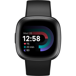Google Fitbit Versa 4 - Black/Graphite Aluminum EU