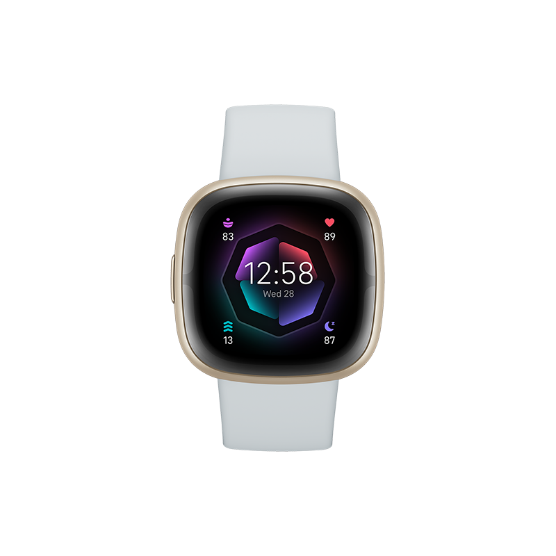 Google Fitbit Sense 2 - Blue Mist/Soft Gold Aluminum EU