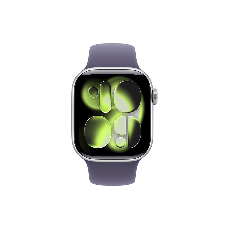 Apple Watch Series 11 GPS 42mm Silver Aluminum Case Sport Band S/M - Purple Fog EU