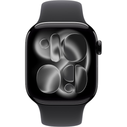 Apple Watch Series 11 GPS 42mm Jet Black Aluminum Case Sport Band M/L - Black EU