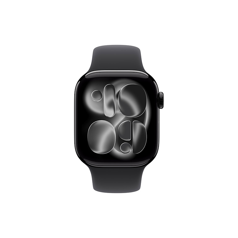 Apple Watch Series 11 GPS 42mm Jet Black Aluminum Case Sport Band M/L - Black EU