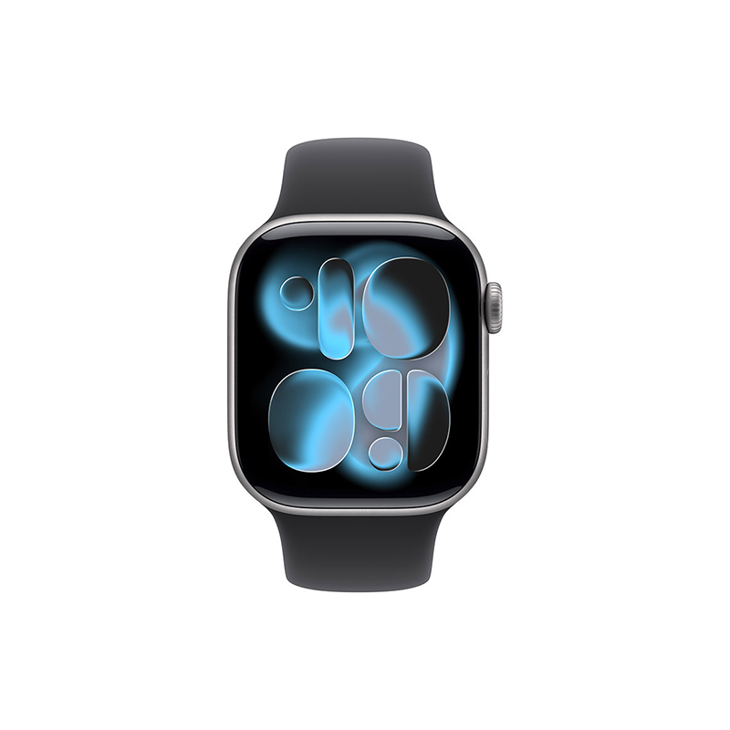 Apple Watch Series 11 GPS 42mm Space Grey Aluminum Case Sport Band M/L - Black EU