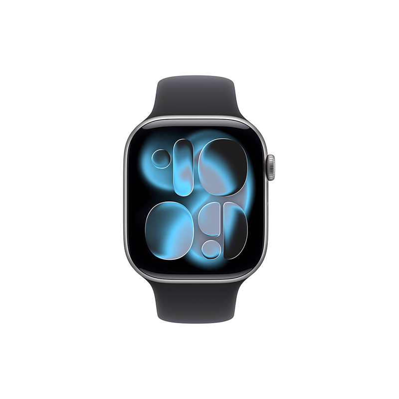 Apple Watch Series 11 GPS 46mm Space Grey Aluminum Case Sport Band S/M - Black EU