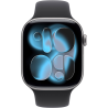 Apple Watch Series 11 GPS 46mm Space Grey Aluminum Case Sport Band S/M - Black EU