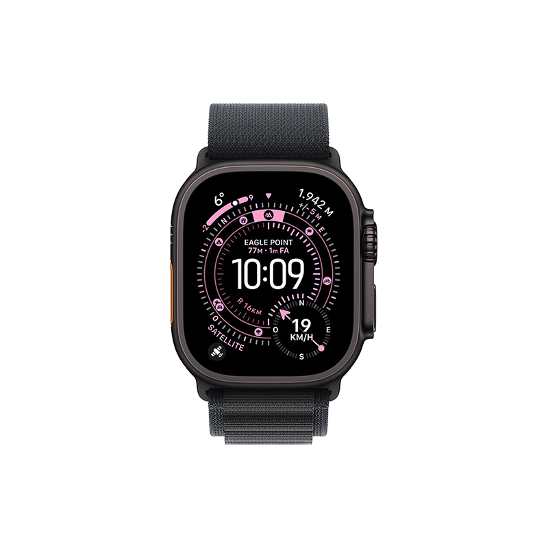 Apple Watch Ultra 3 (2025) 5G 49mm Black Titanium Case Alpine Loop M - Black EU