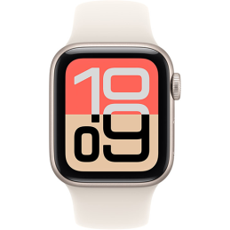 Apple Watch SE 3 (2025) GPS 40mm Starlight Aluminum Case Sport Band M/L - Starlight EU