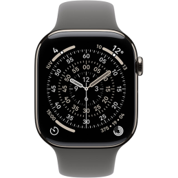 Apple Watch Series 11 GPS+Cellular 42mm Natural Tit. Case SB M/L - Stone Gray EU