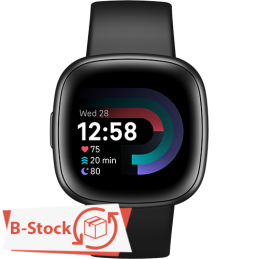 Google Fitbit Versa 4 - Black/Graphite Aluminum EU - Confezione Aperta