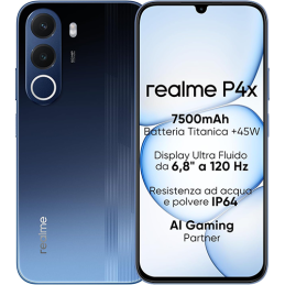 Realme P4x 4G Dual SIM 4GB RAM 128GB - Phantom Blue EU