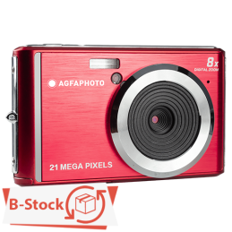 AgfaPhoto Realishot DC5200 Fotocamera Digitale LCD 2.4" 21MP - Red EU - Aperto