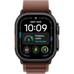 Apple Watch Ultra 4 (2026) 5G 49mm Black Tit. Case Alpine Loop L - Burgundy EU