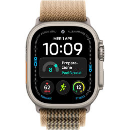 Apple Watch Ultra 4 (2026) 5G 49mm Natural Tit. Case Alpine Loop S - Desert EU