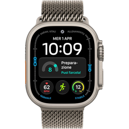Apple Watch Ultra 4 (2026) 5G 49mm Natural Tit. Case Milanese Loop S - Natural EU