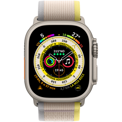 Apple Watch Ultra GPS + Cellular 49mm Trail Loop S/M - Yellow/Beige EU