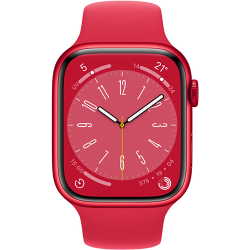 Apple Watch Series 8 GPS 41mm Red Aluminium Case Sport Band - (PRODUCT) Red EU